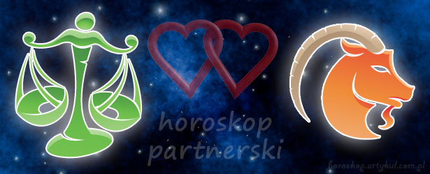 horoskop partnerski Waga Koziorożec